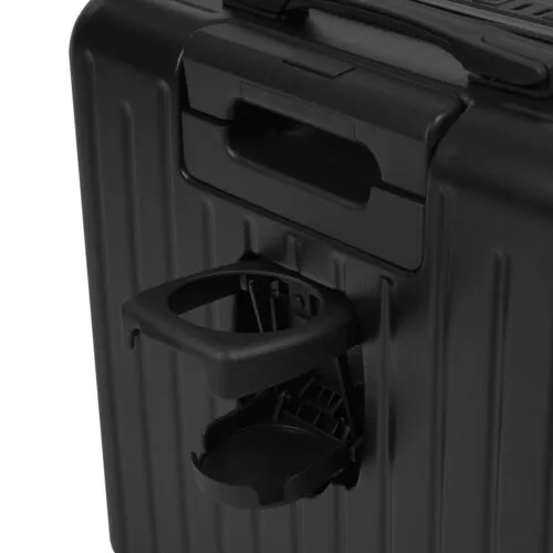 18" Boarding Suitcase Travel Underseat Carry On Luggage with Wheels Front Pocket