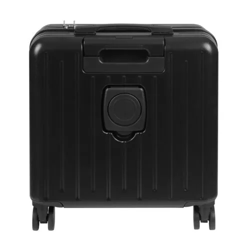 18" Boarding Suitcase Travel Underseat Carry On Luggage with Wheels Front Pocket