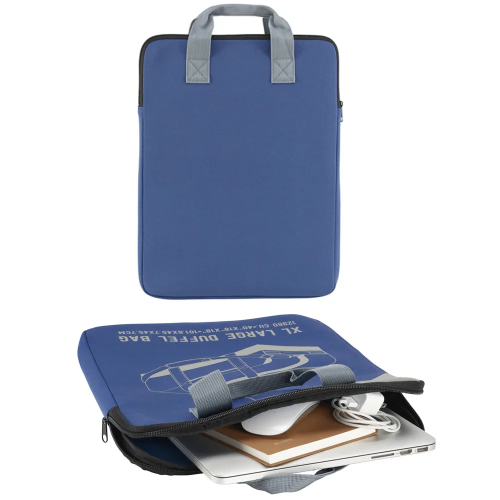 40" Blue Heavy Duty Polyester Waterproof Jumbo Duffel Bag Luggage Suitcase Safe