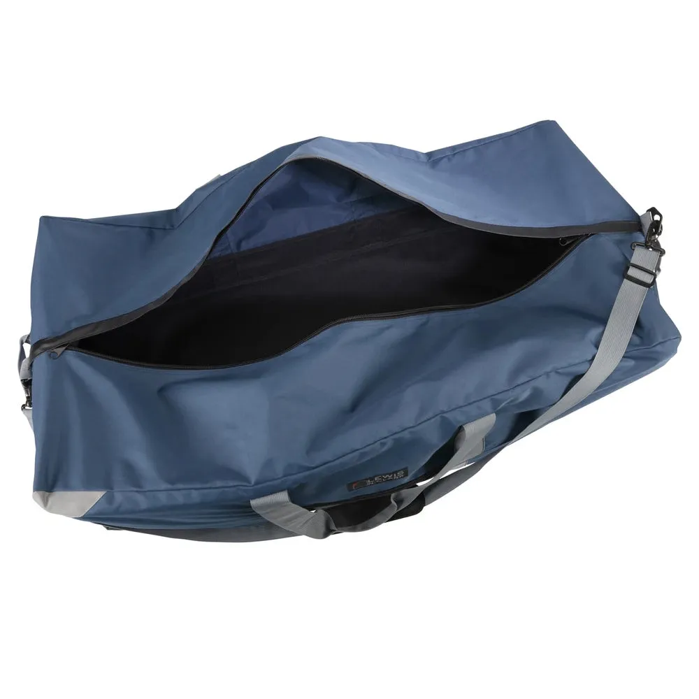 40" Blue Heavy Duty Polyester Waterproof Jumbo Duffel Bag Luggage Suitcase Safe