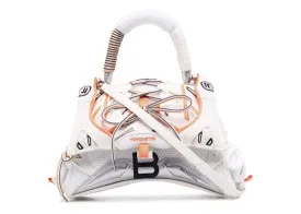 Balenciaga Sneakerhead Top Handle Small White/Orange