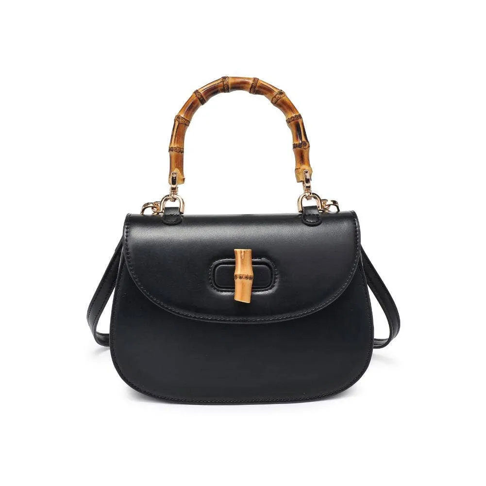 Bamboo Top Handle Crossbody