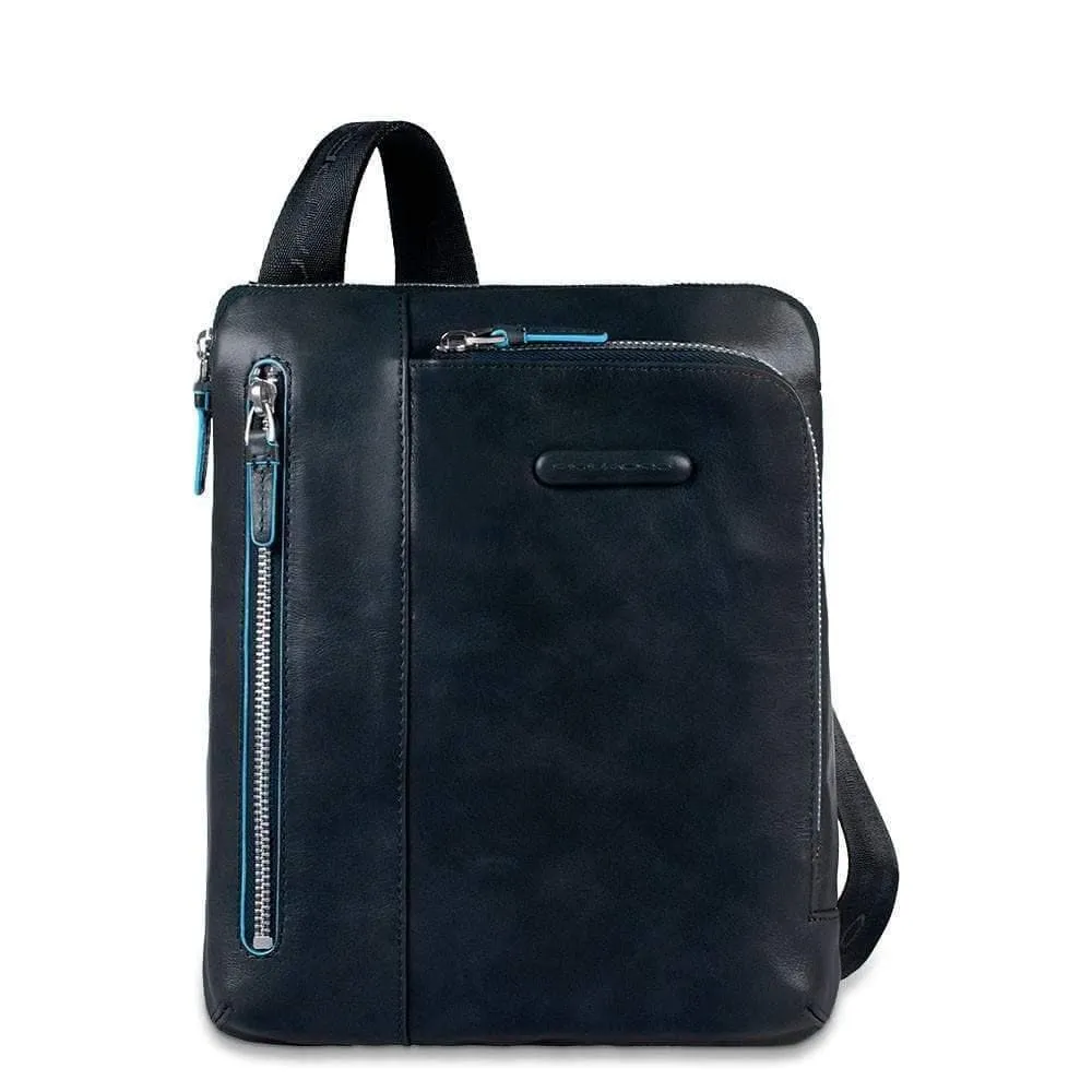 Borsello porta ipad/ipad®air, doppia tasca frontal blue square