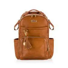 Boss Plus™ Large Diaper Bag Backpack Cognac