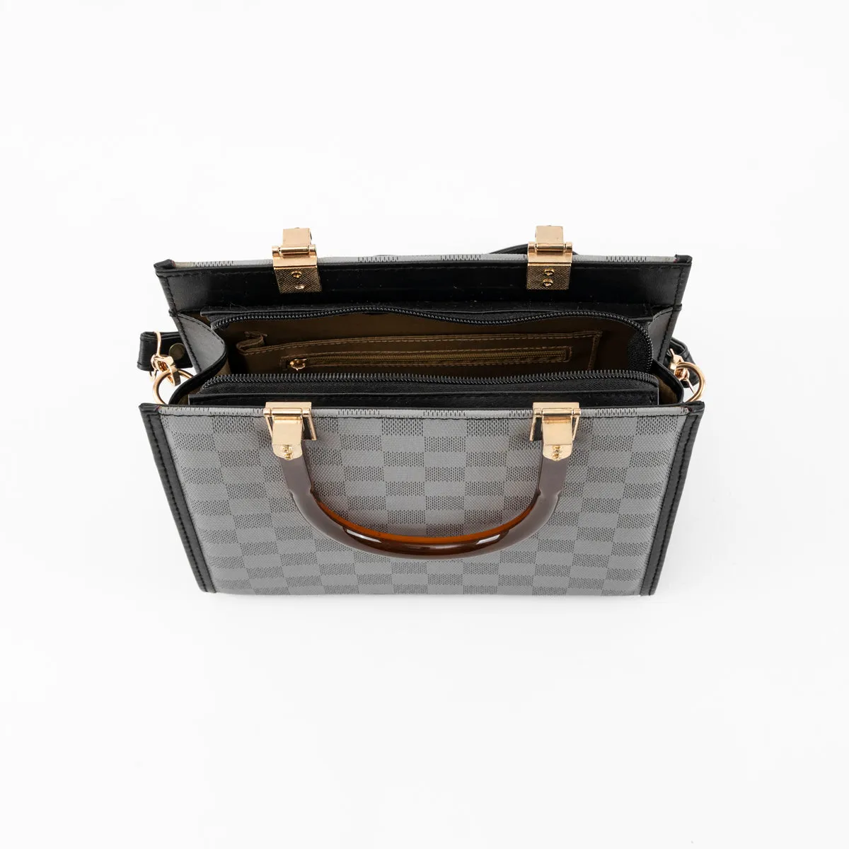 Checkmate Bag - Grey