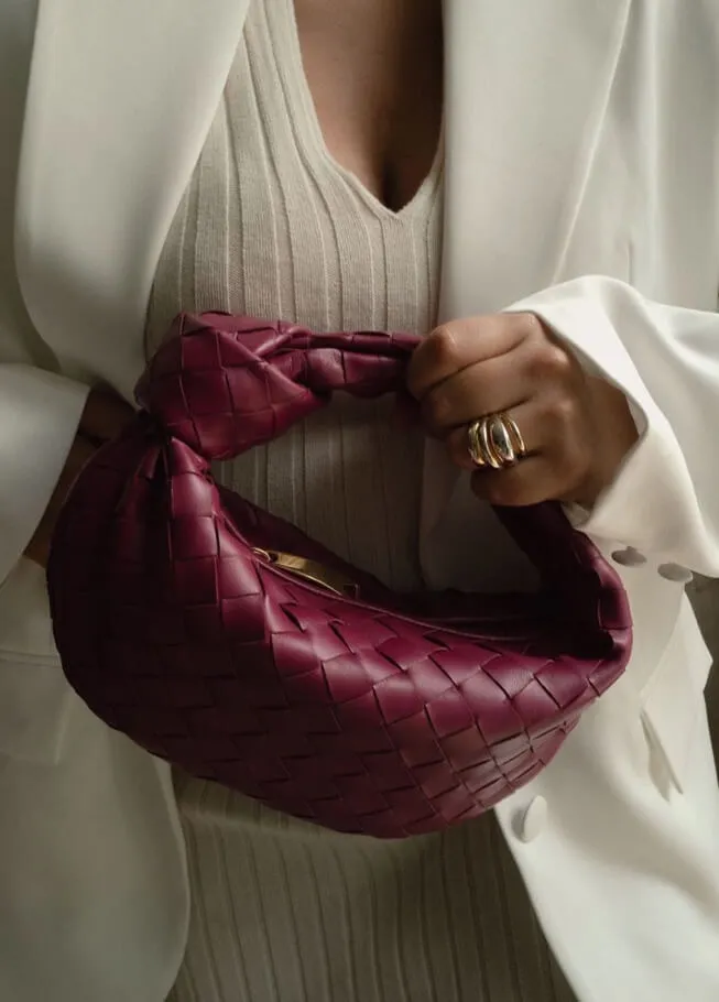 Chic Weave Mini Purse