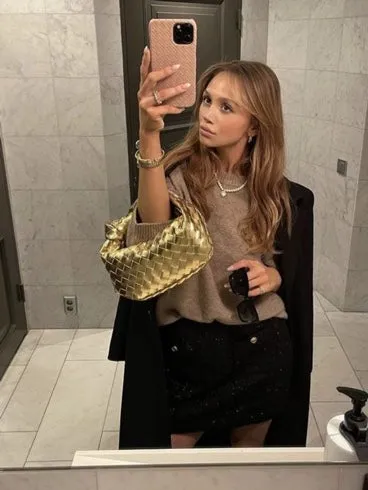 Chic Weave Mini Purse