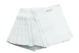 D-Cut Pattern White Cloth Bag (Pack of 100 , White)
