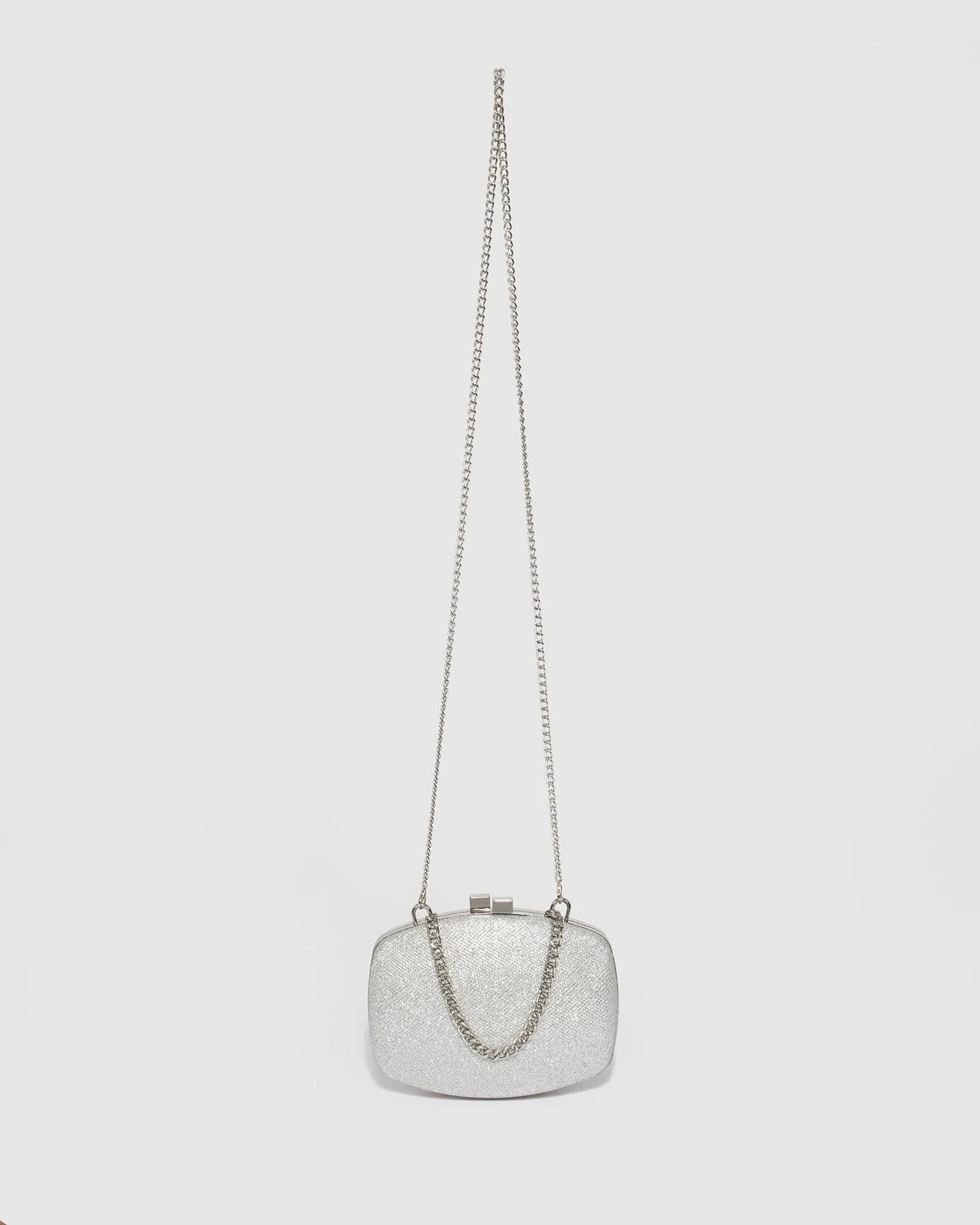 Eden Silver Clutch Bag