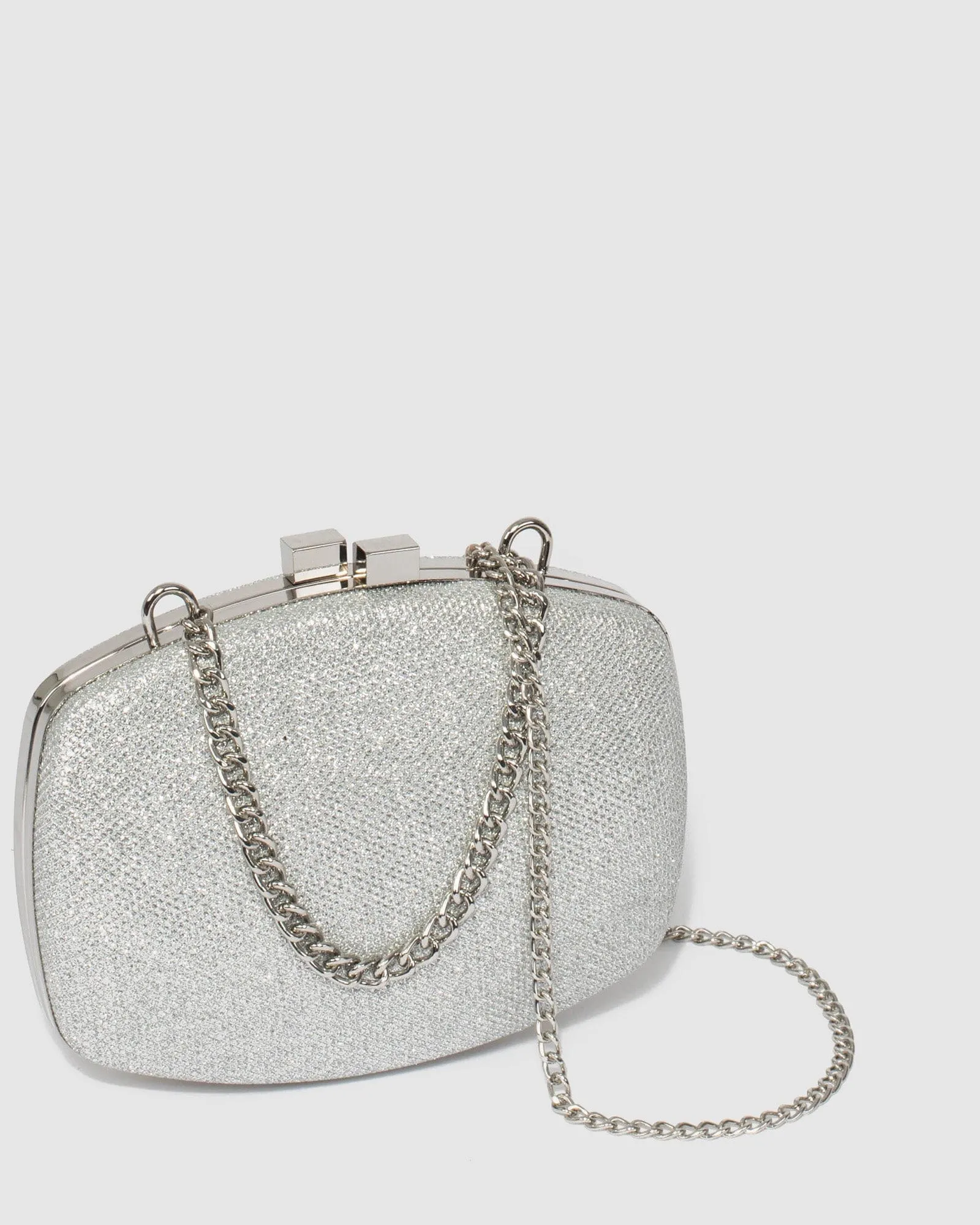 Eden Silver Clutch Bag