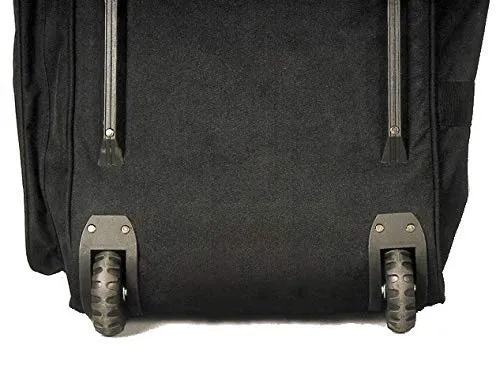 Explorer Luggage Travel Gear Duffel Bag, Black, 22"