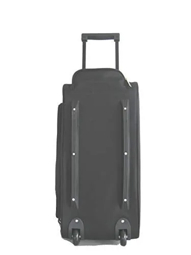 Explorer Luggage Travel Gear Duffel Bag, Black, 22"