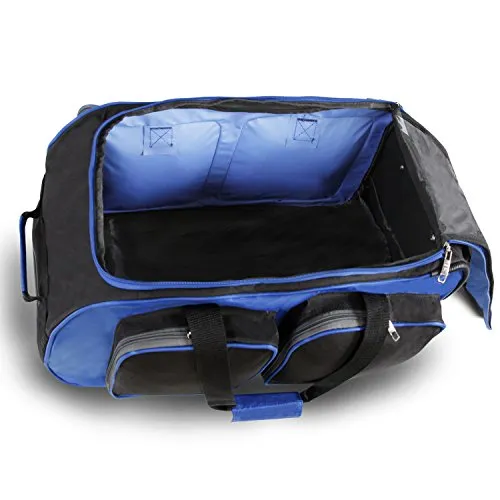 Fila 22" Lightweight Carry On Rolling Duffel Bag,  Blue,  One Size