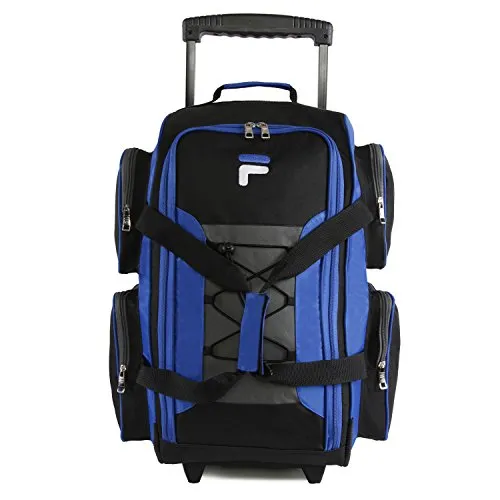 Fila 22" Lightweight Carry On Rolling Duffel Bag,  Blue,  One Size