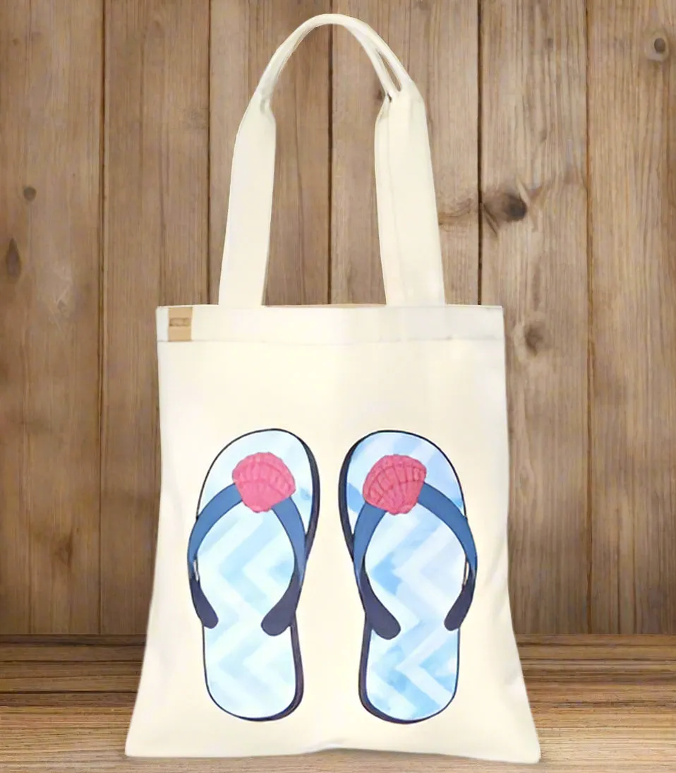 Flip Flop Tote Bag ECO148BL,ECO147TQ,ECO149PK