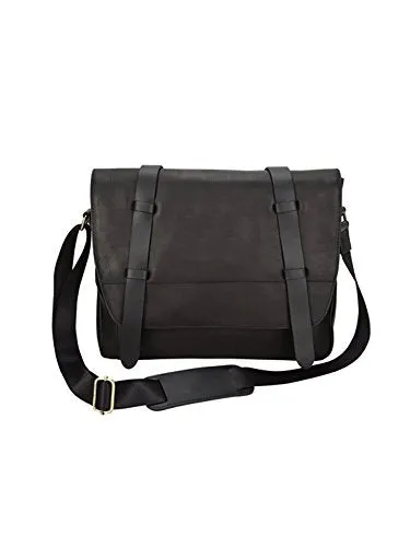 Goodhope Bags Oxford Leather Messenger Bag, Brown