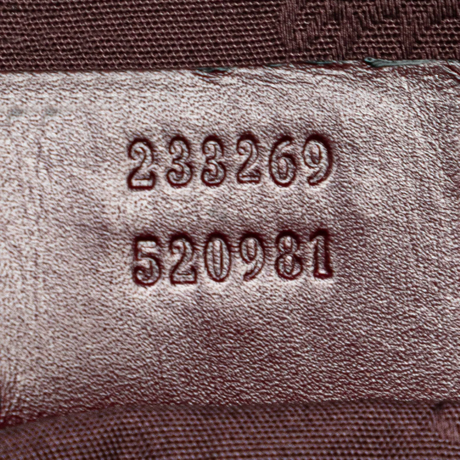 Gucci Gg Imprime Red Burgundy