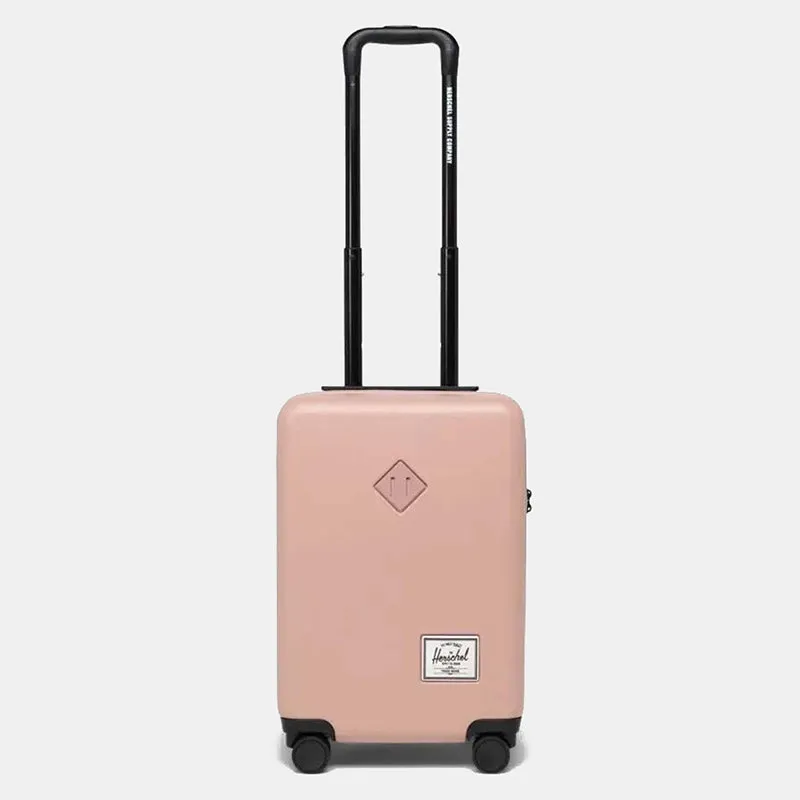HERSCHEL -T HERITAGE HARDSHELL CARRY ON LUGGAGE ASH ROSE