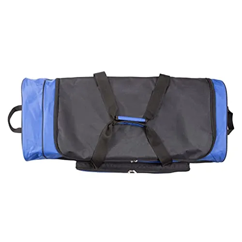 Jetstream Foldable 145L Duffle Bag with Triple Inline Wheels - Large Collapsible Duffel for Camping & Travel