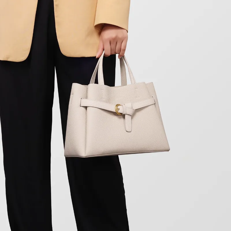 KELVU Buckled Tote Bag