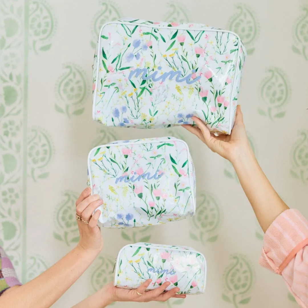 Large Patterned Toiletry Bag