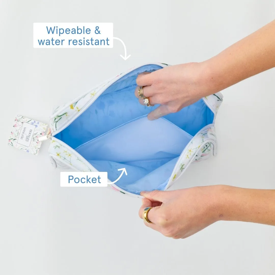 Large Patterned Toiletry Bag