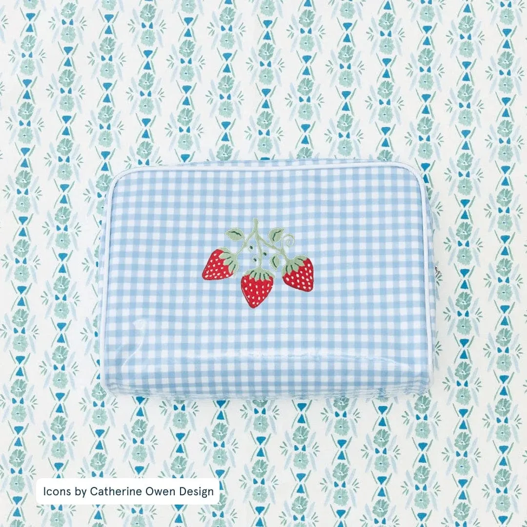 Large Patterned Toiletry Bag