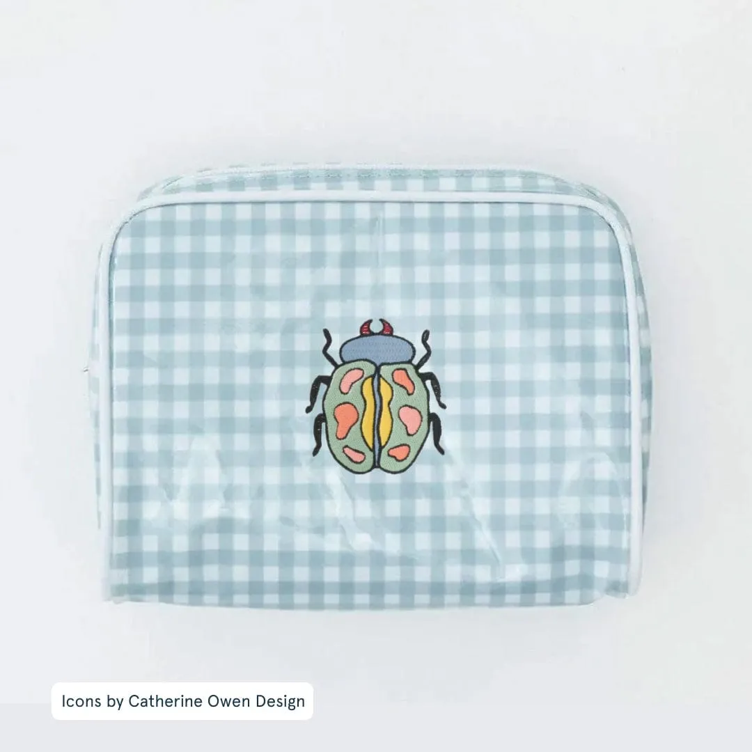 Large Patterned Toiletry Bag