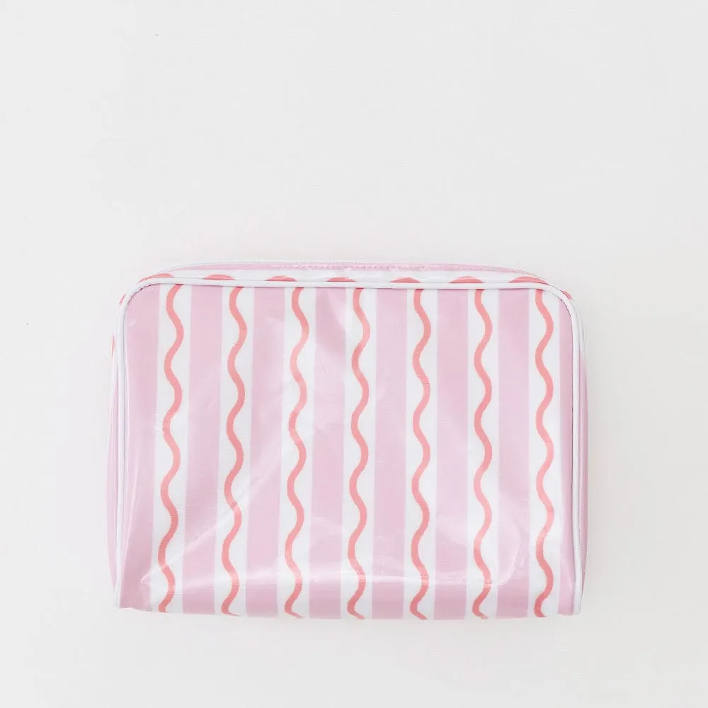 Large Patterned Toiletry Bag