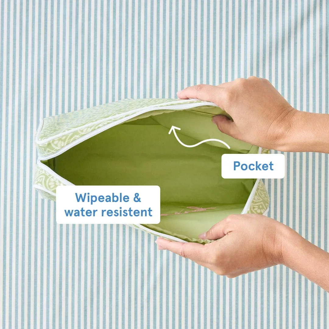 Large Patterned Toiletry Bag