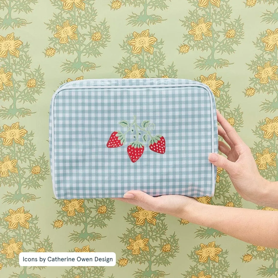 Large Patterned Toiletry Bag