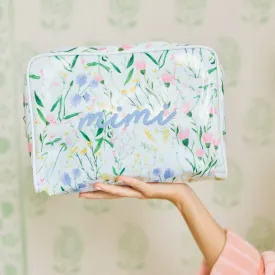 Large Patterned Toiletry Bag