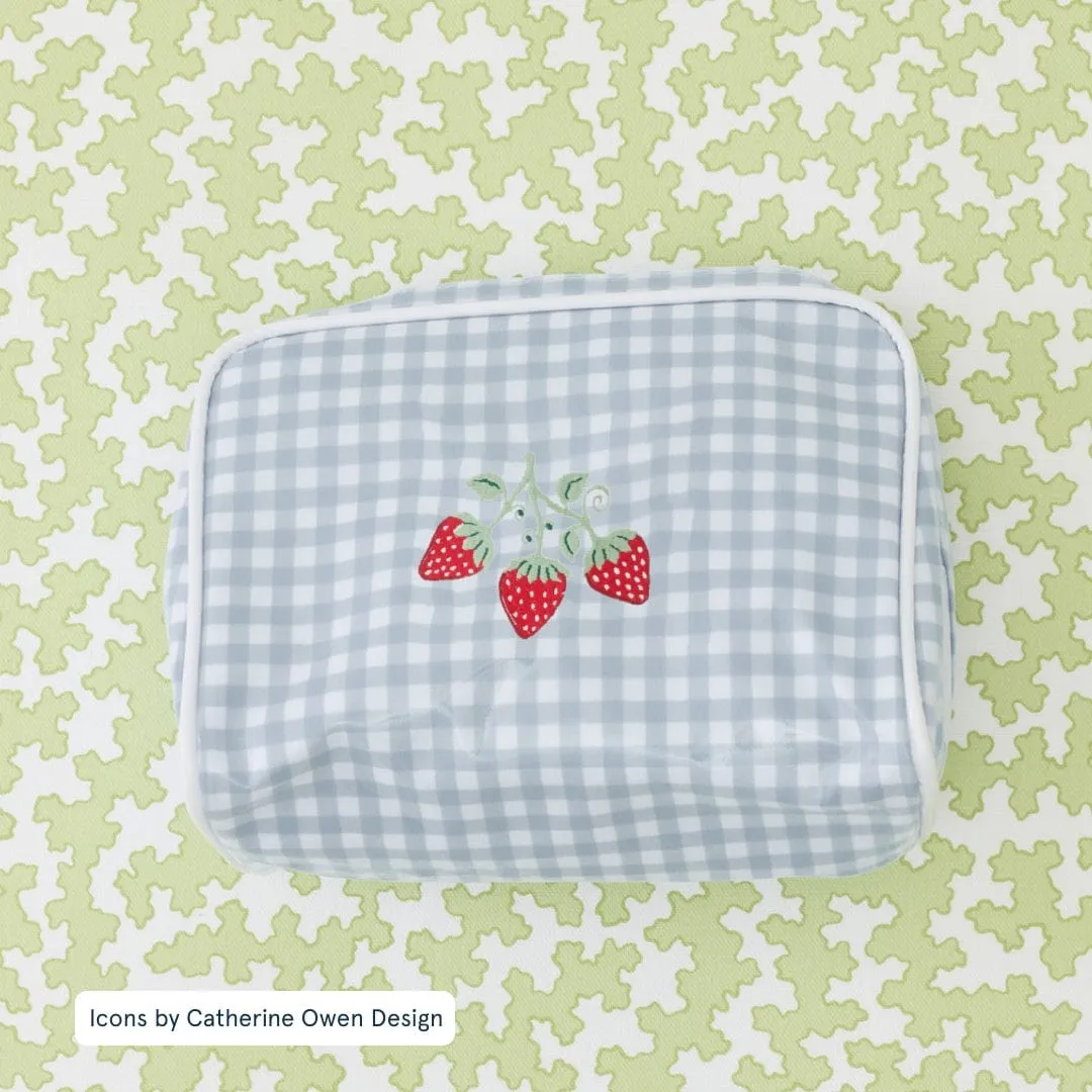 Large Patterned Toiletry Bag