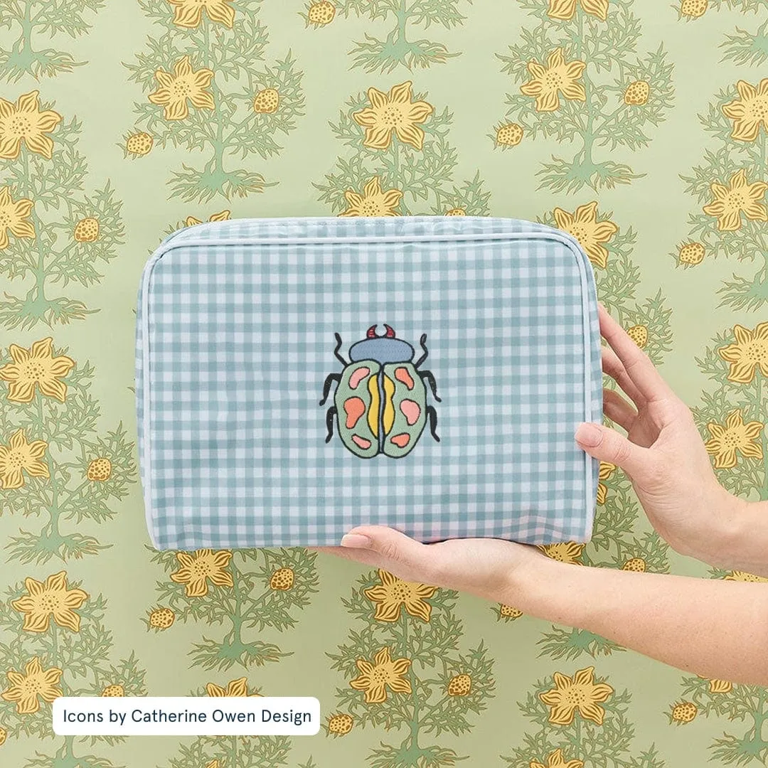 Large Patterned Toiletry Bag