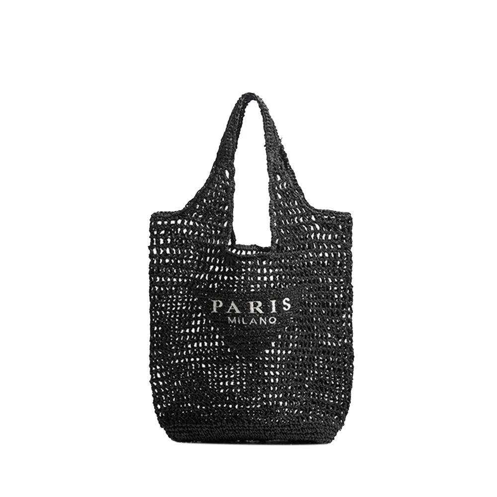 LINUE Letter Espadrilles Tote Bag