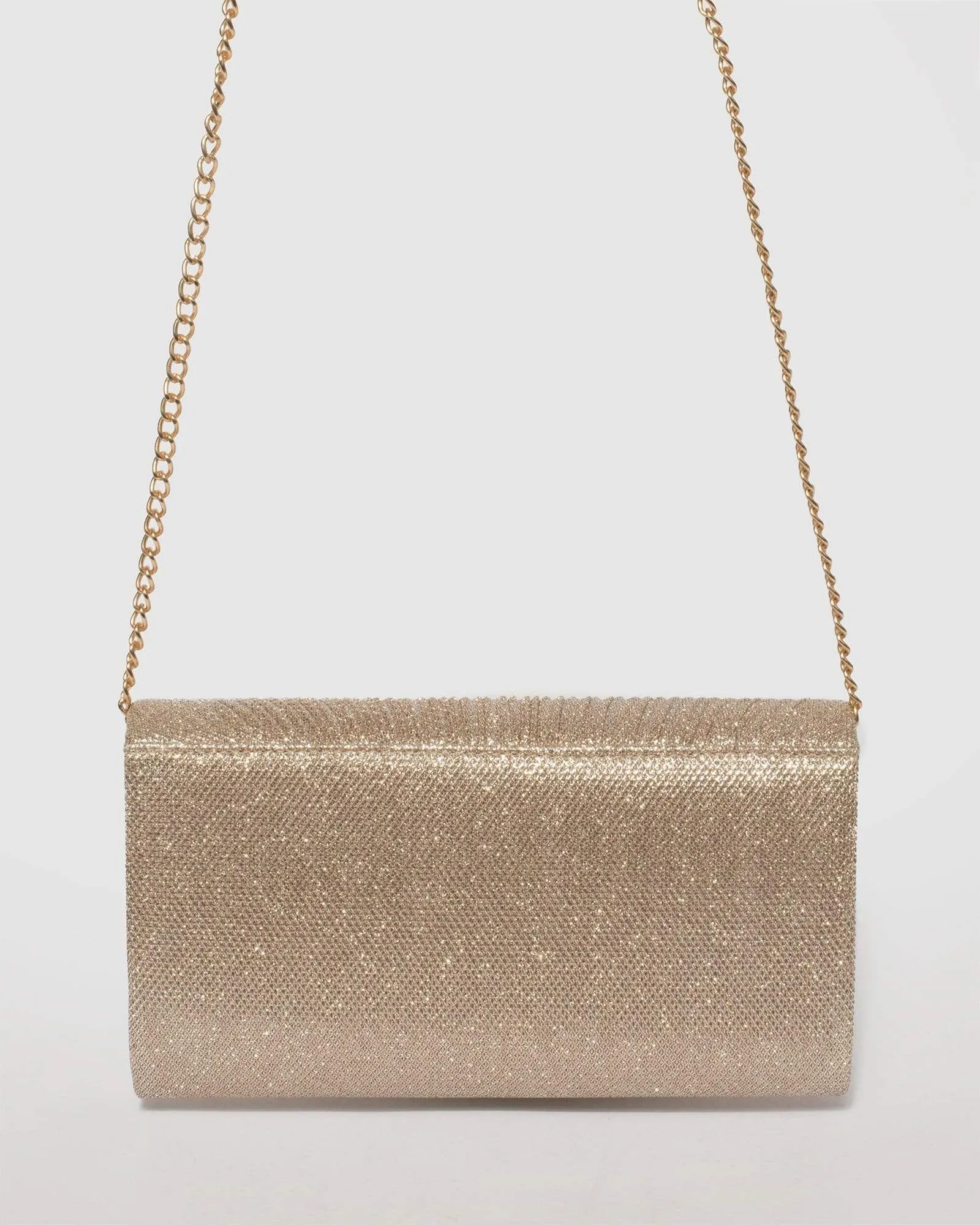 Liza Gold Clutch Bag