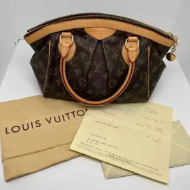 Louis Vuitton Tivoli PM Monogram Canvas Small Handbag Vintage Design