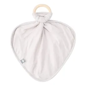 Lovey with Removable Wooden Teething Ring, Oat