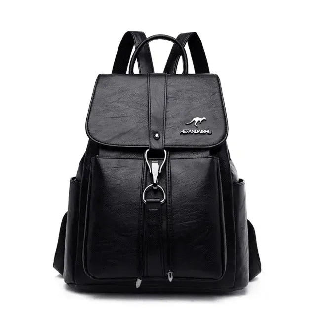 Luxury Soft Leather Women Backpack