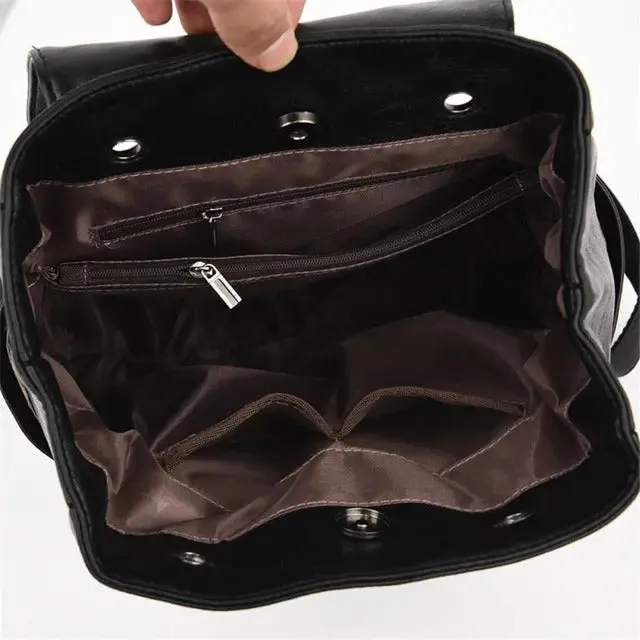 Luxury Soft Leather Women Backpack