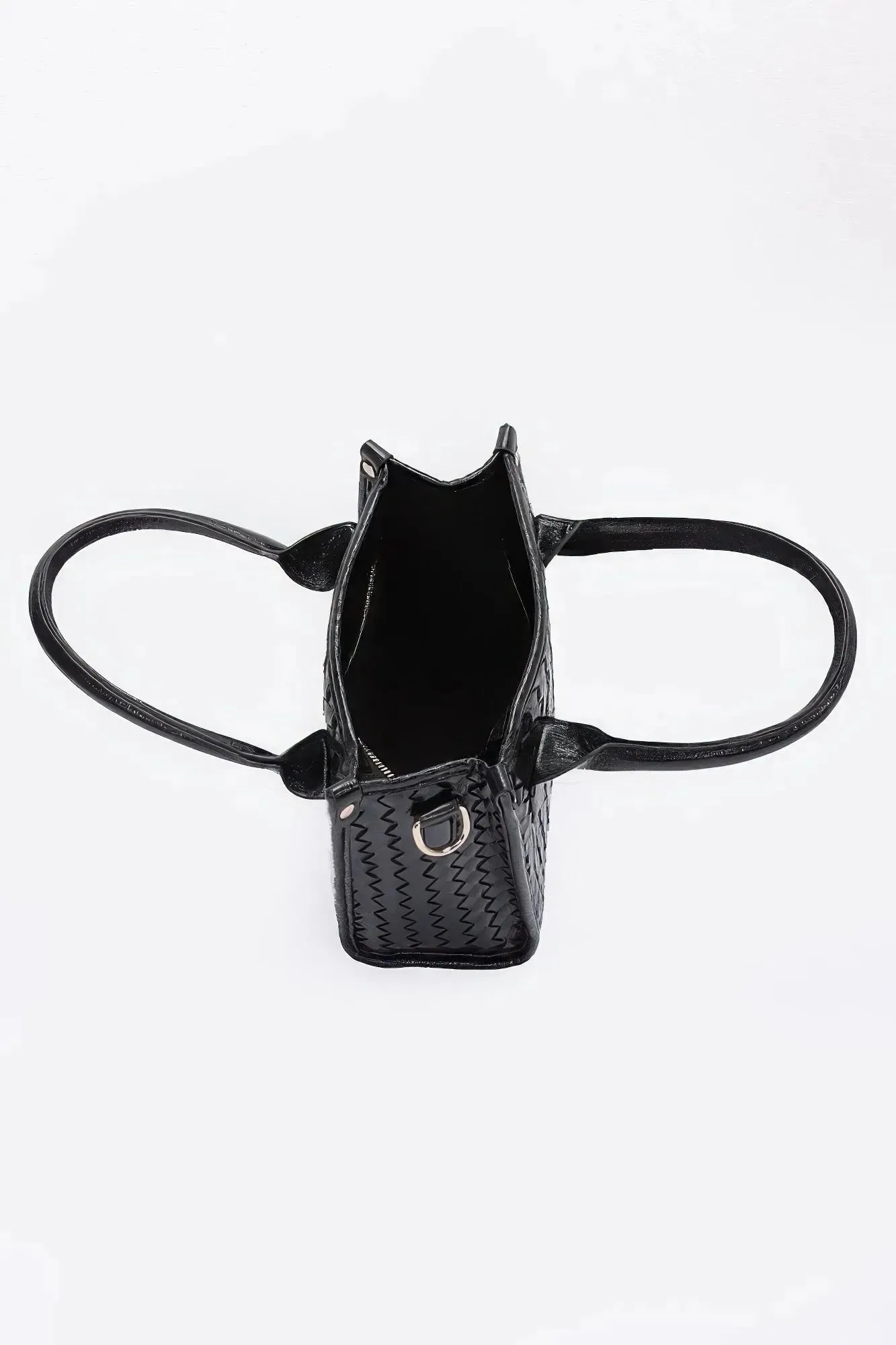 Metallic Braided Tote Bag