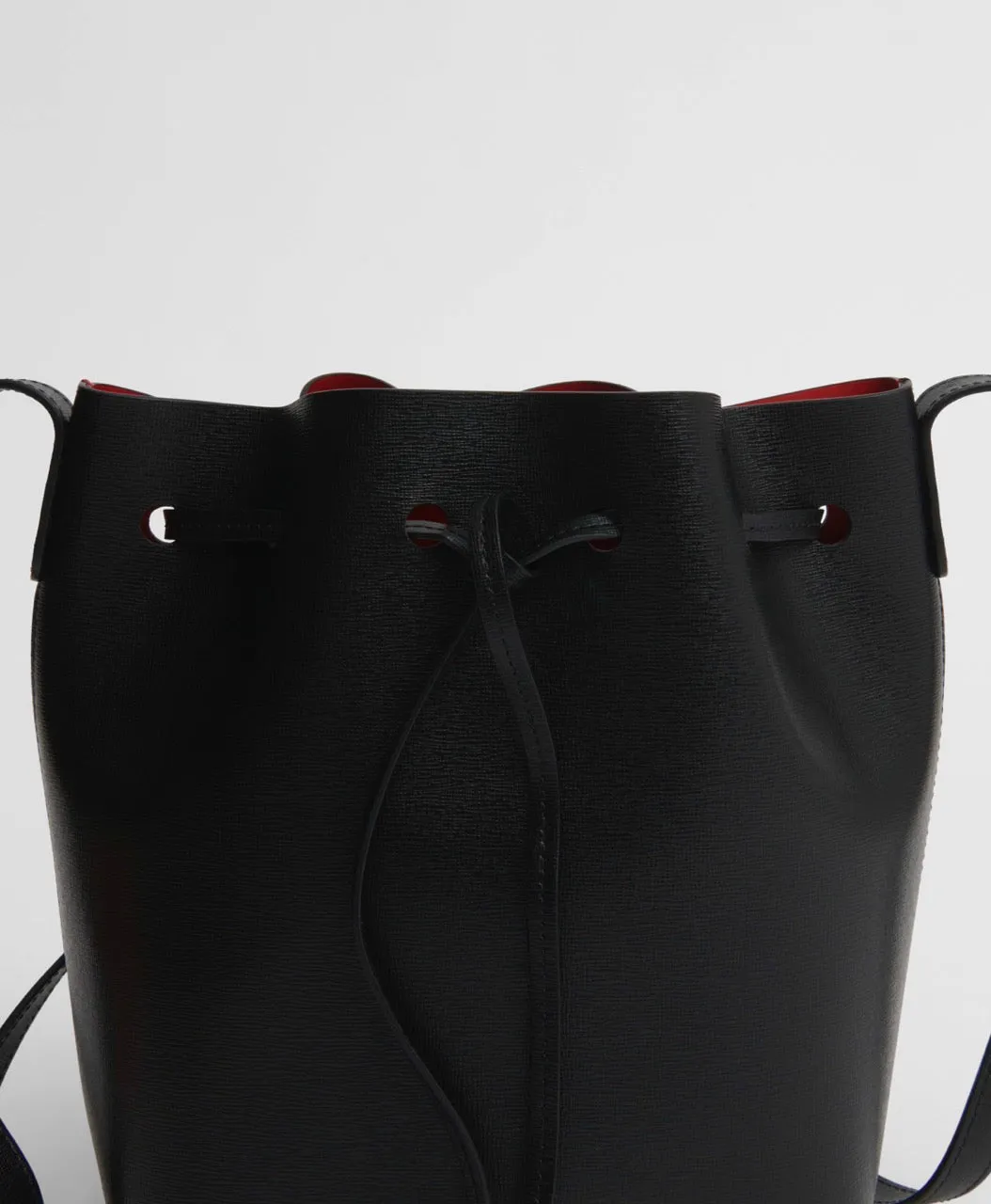 Mini Bucket Bag-black/flamma