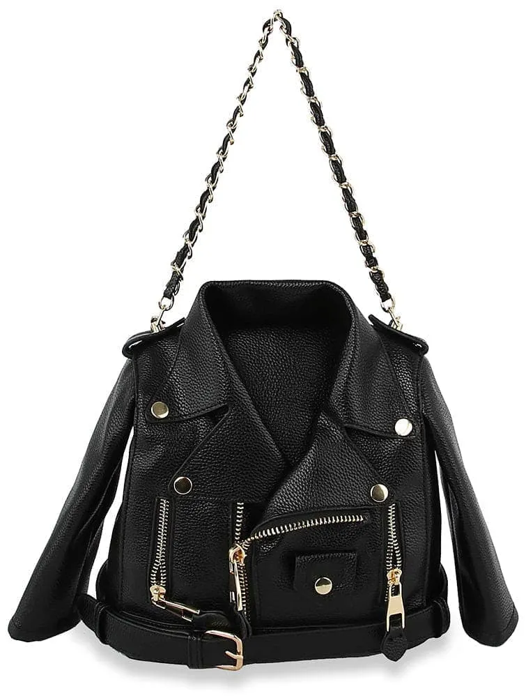 Motorcycle Jacket Convertible Backpack