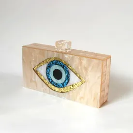 Nazar Evil Eye Box Clutch