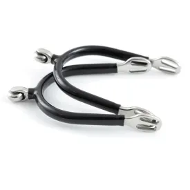 Premier Equine Rubber Covered Roller Ball Spurs