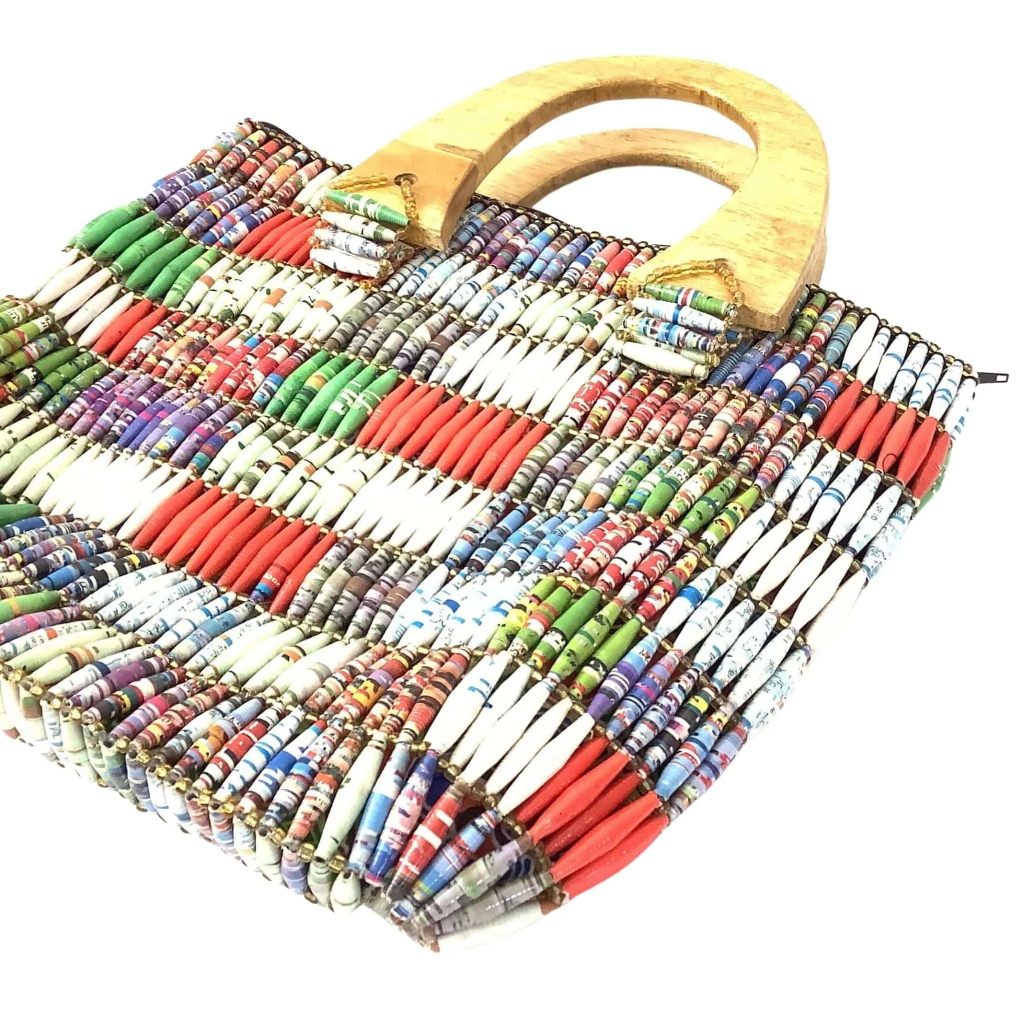 Red Multi Novelty Handbag