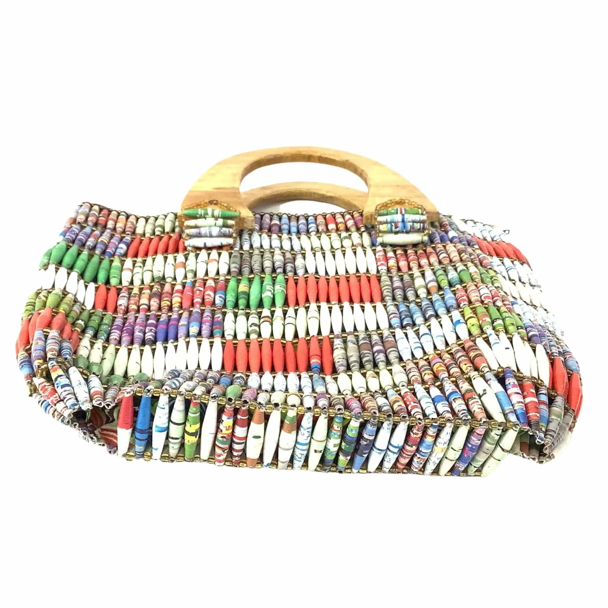 Red Multi Novelty Handbag