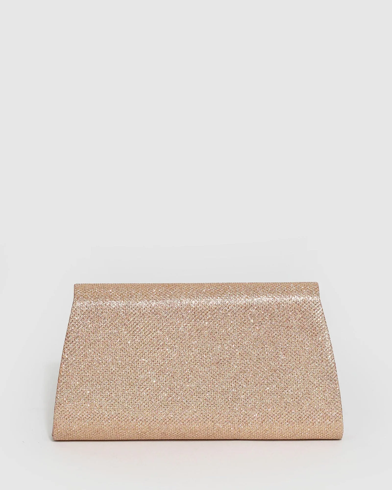 Rose Gold Leaha Evening Clutch Bag