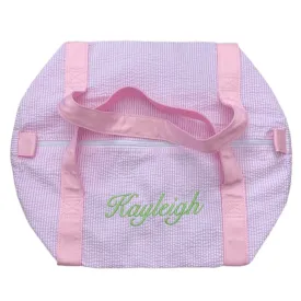 Seersucker Medium Duffel