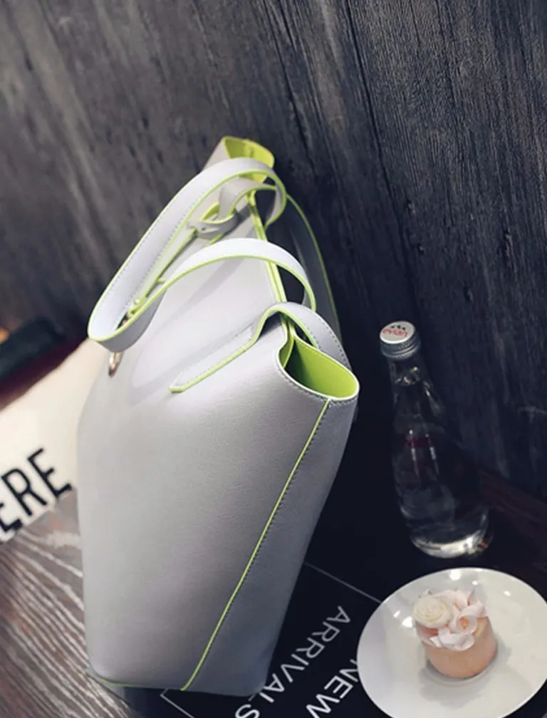 Sequined Letter M Tote Bag